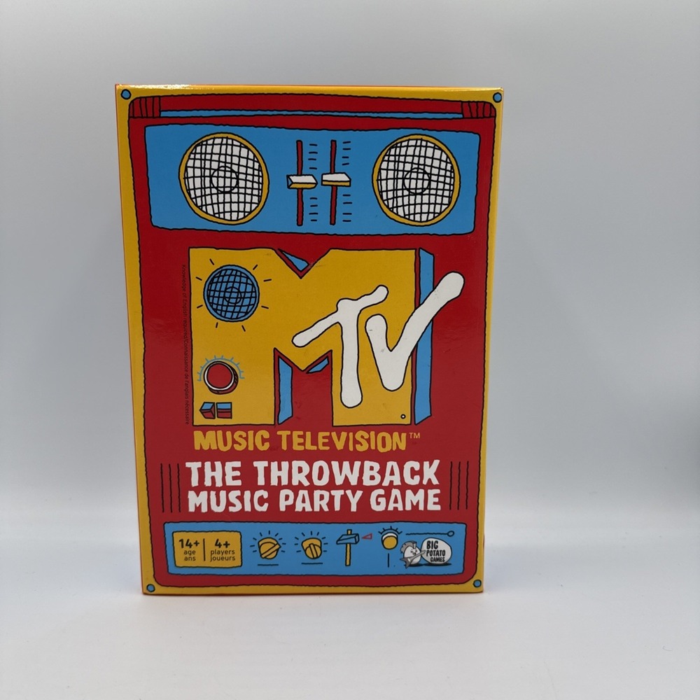 MTV The Throwback Music Party Game 4+-Players Hit's from 80's 90's 00's